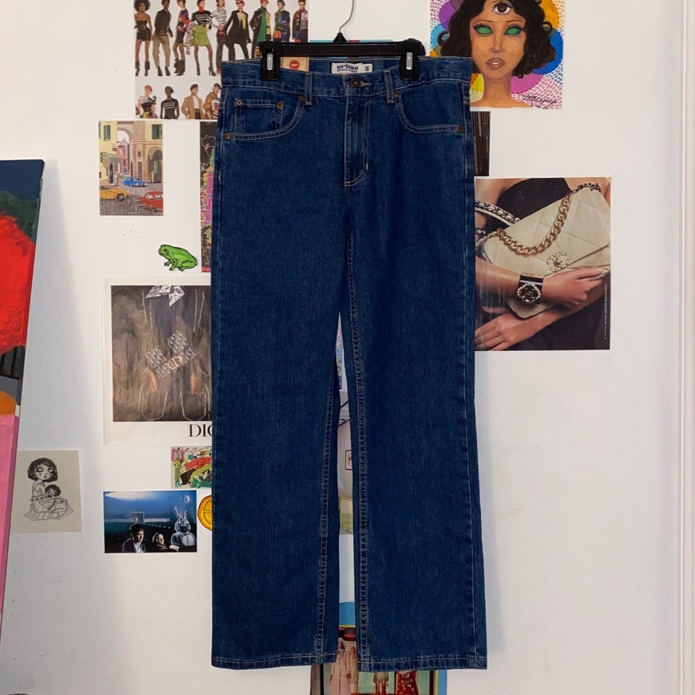 brand new straight leg jeans